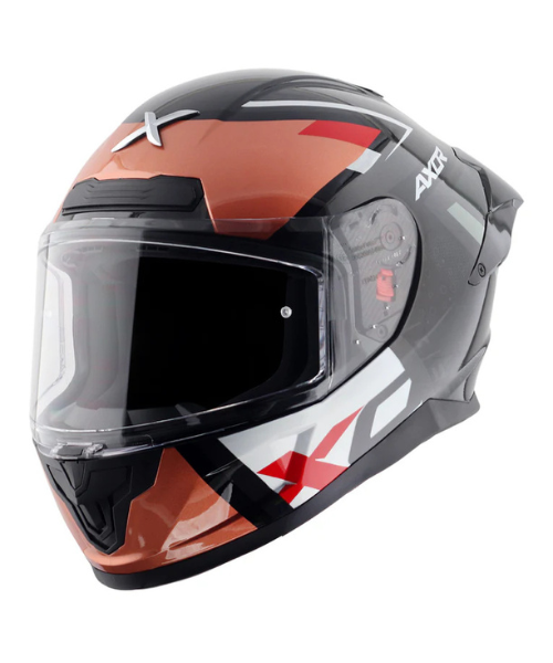 Axor Saber X-Sport Helmet - Gloss Black Orange