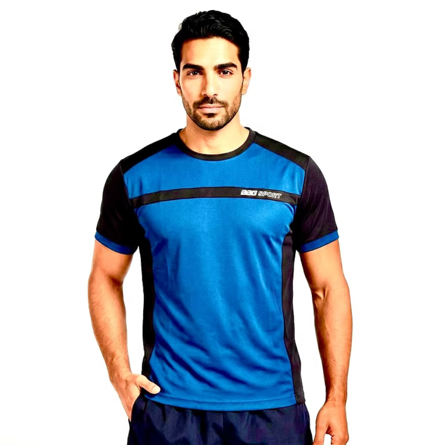 BBG Premium Sports Casual Wear Tshirt - Blue