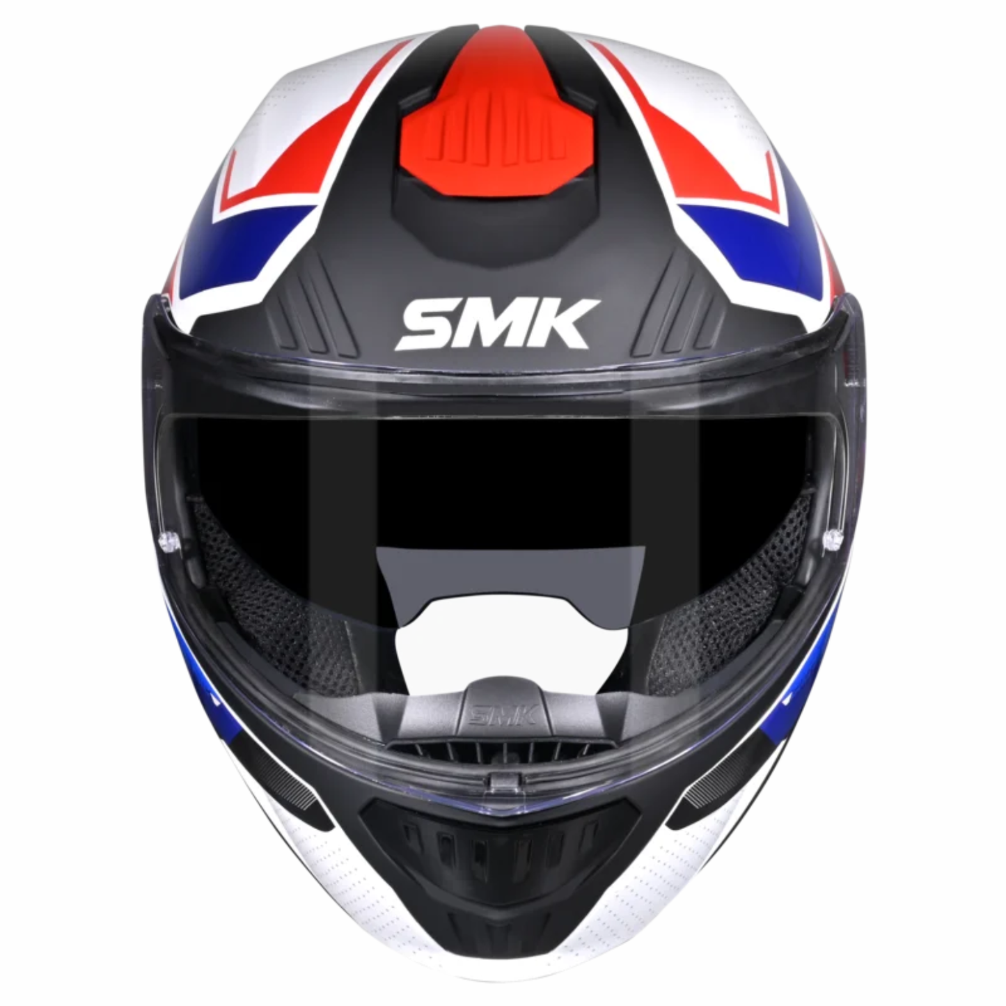 SMK Gullwing Supertour GRPS GL153 Flip up Helmet - Gloss Blue White Red