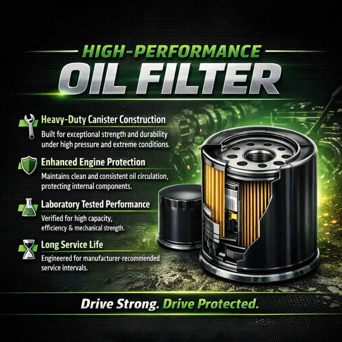 Crank1 Performance Oil Filter for Triumph Street Triple 765 RS (2023 Onwards) - CPO204