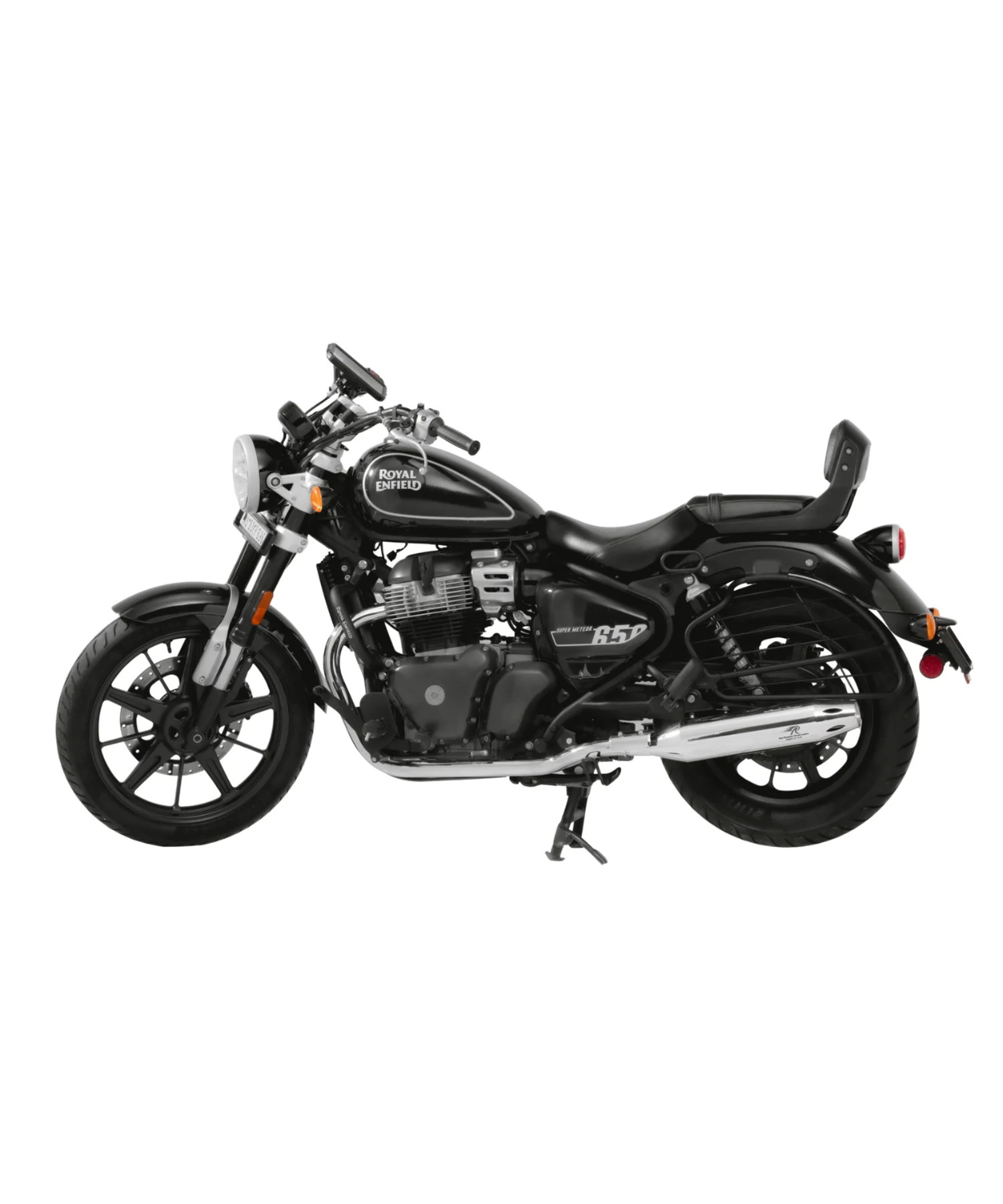Red Rooster Performance Royal Enfield Super Meteor 650 Astral Pro Exhaust - Silver Polish