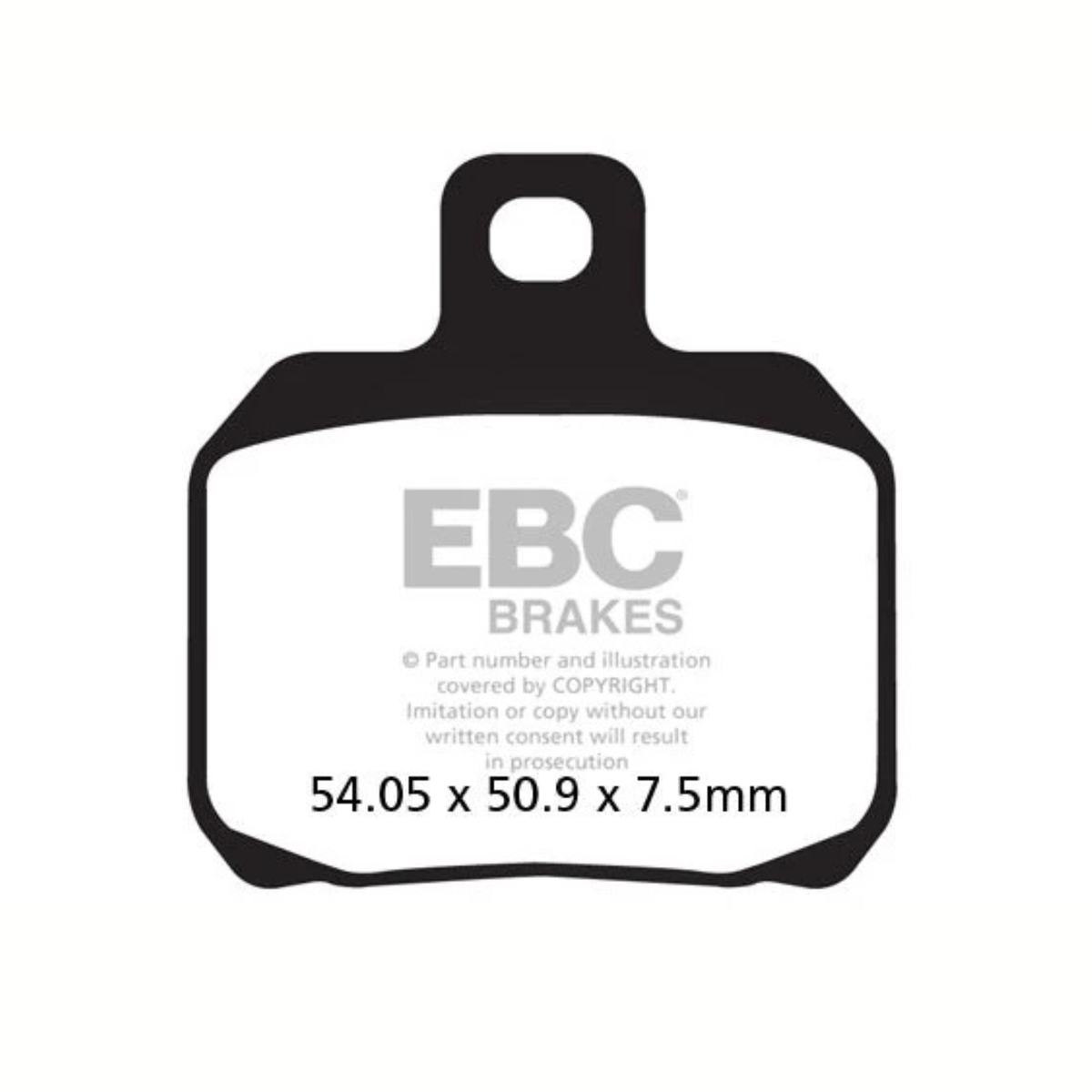EBC KTM RC8R (2010-2015) Fully Sintered Brake Pads