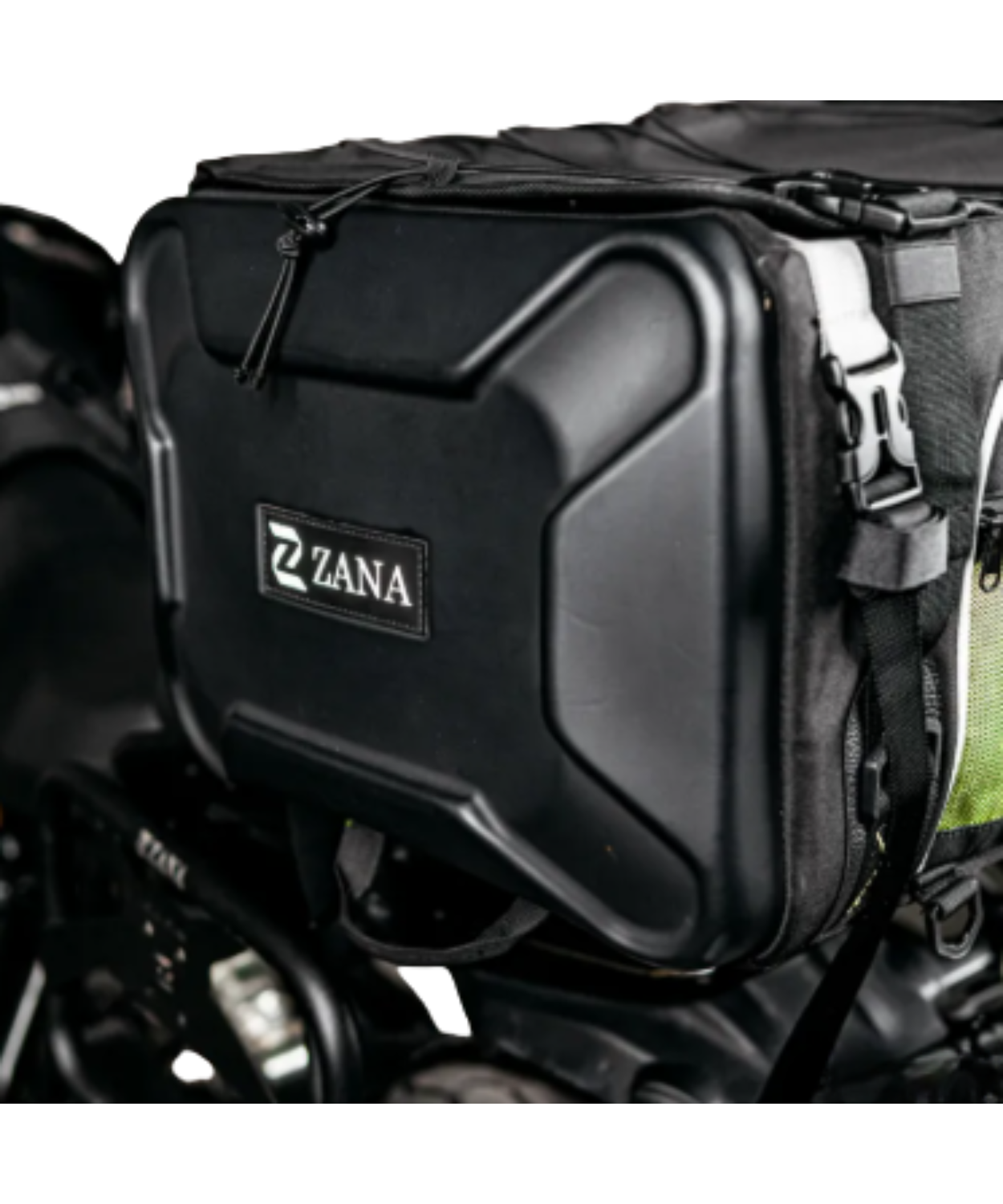 Zana Pro Hard Shell Tail Bag 50L with 2 Waterproof Storage Bag and 1 Bungee Cord - ZI-BG-011