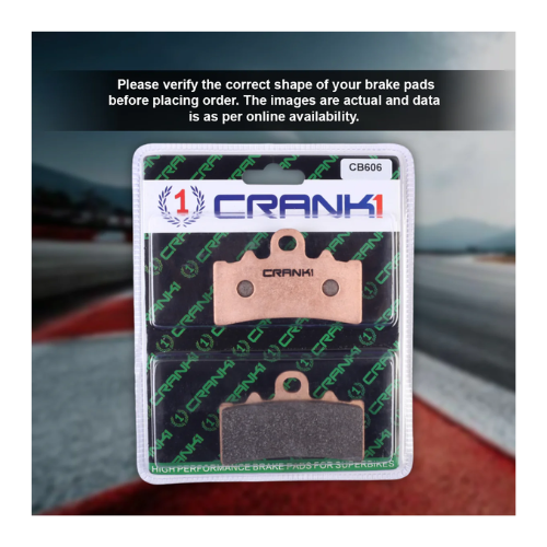 Crank1 Fully Sintered H2 Series Brake Pads for BMW G 310 GS (2017-2020)