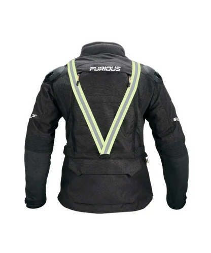Solace Furious V4.0 Touring Jacket - Black