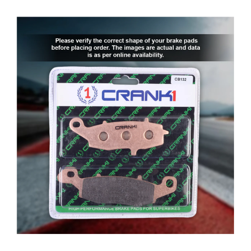 Crank1 Sintered Brake Pads for Kawasaki ER-6n (2012-2016)