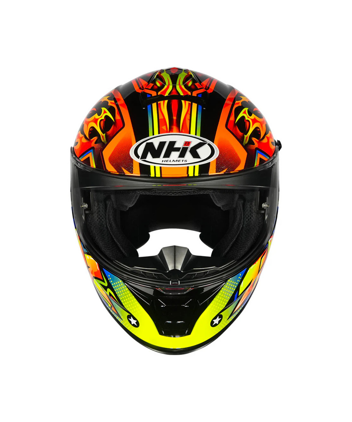 NHK K5R Timothee Helmet - Black Orange - NHK