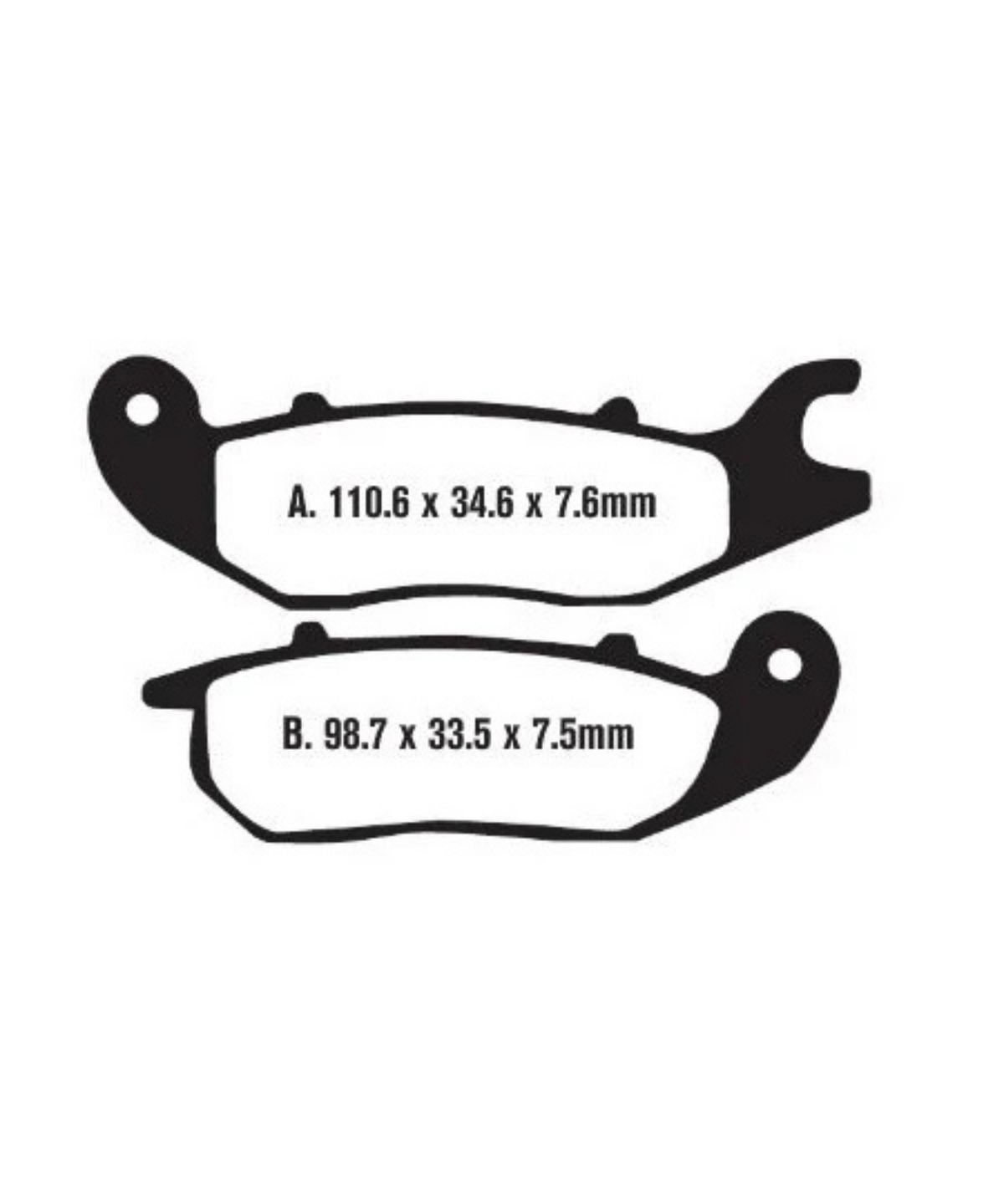 EBC Brake Pads - Double H Sintered Brakes - FA375HH - EBC Brakes
