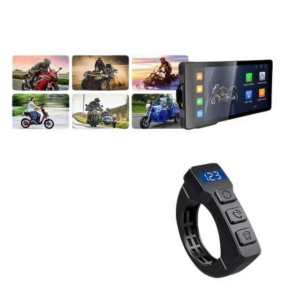 Simtac M10DT Motorcycle Navigation Screen 5.5 Inches with DVR / TPMS