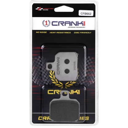 Crank1 Carbon Brake Pads for Kawasaki Ninja H2 (2015-2019)