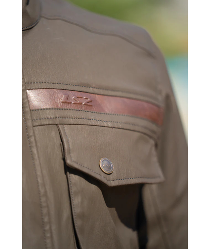 LS2 Liberty Man Riding Jacket - Brown