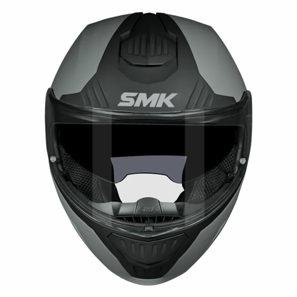 SMK Gullwing Nardo MA600 Flip Up Helmet - Solid Matt Grey