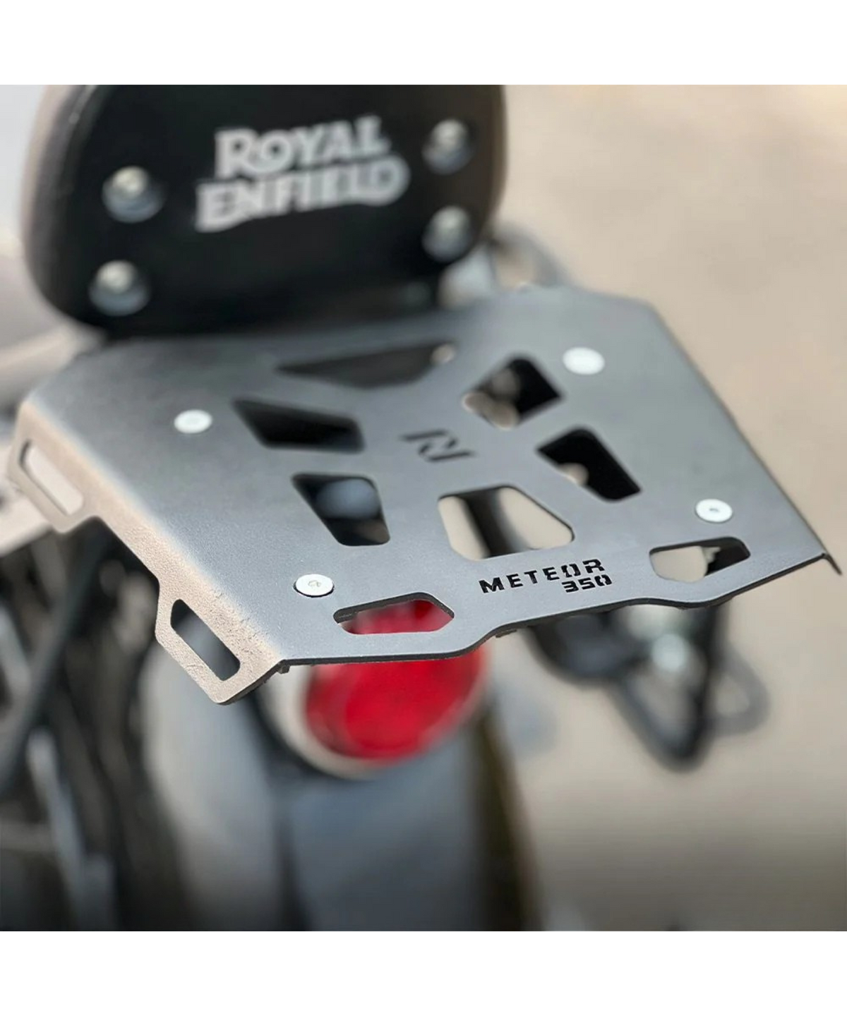 Zana Royal Enfield Meteor 350 Top Rack with Plate Type 2 - ZI-8400 - Zana