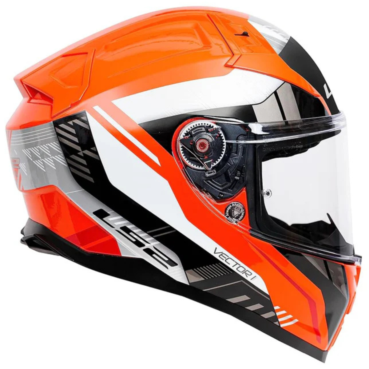 LS2 FF811 Vector II Stylus Helmet - Gloss Fluo Orange Black - LS2