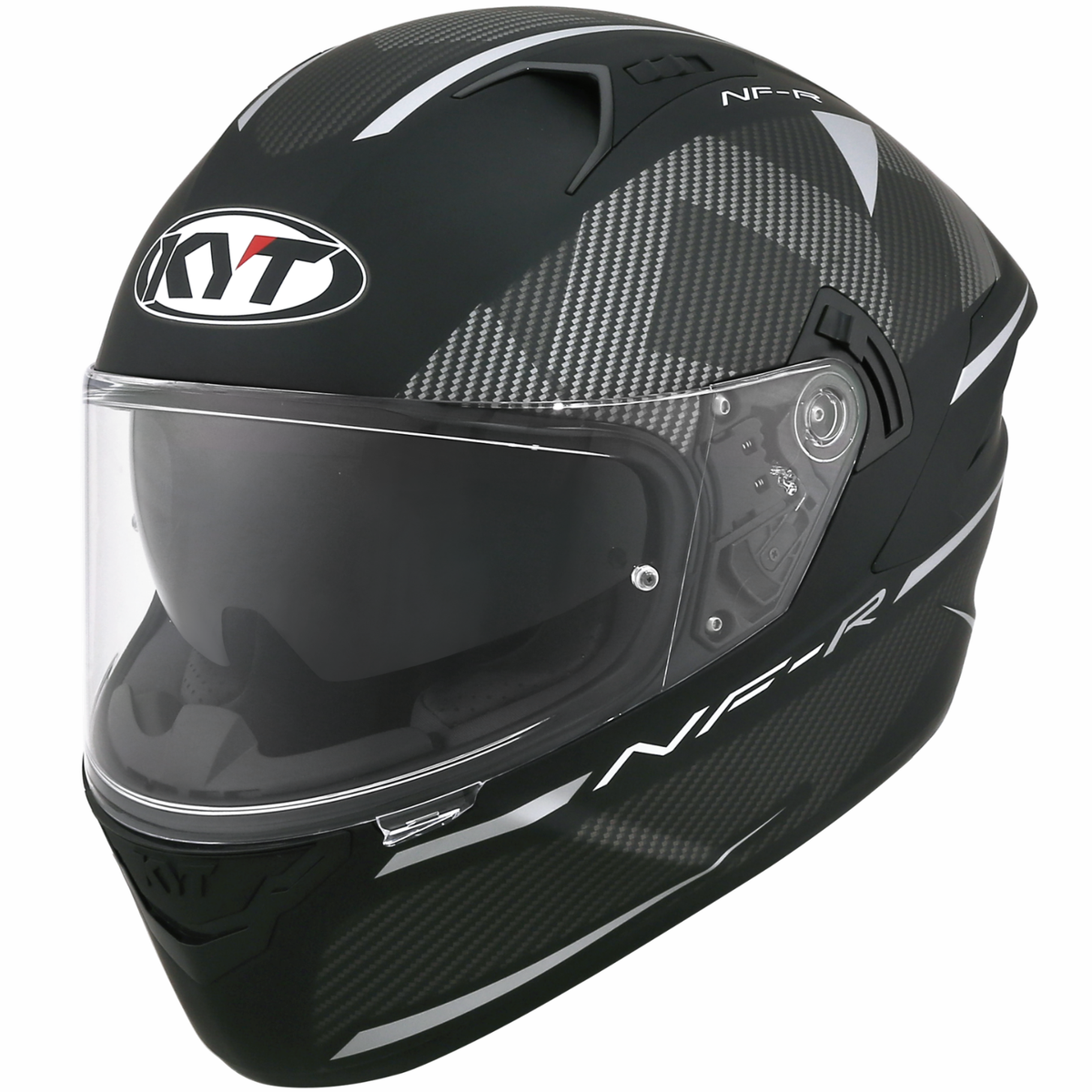 KYT NF-R Logos Helmet - Matt Grey - KYT Helmets
