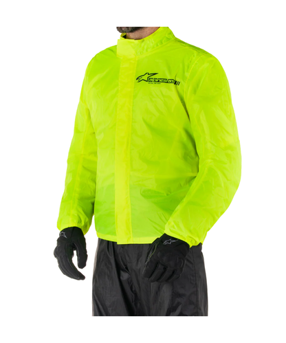 Alpinestars Hurricane V2 Rain Jacket - Yellow Fluorescent
