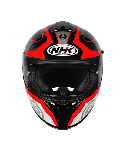 NHK K5R Commutrack Helmet - Black Grey Red