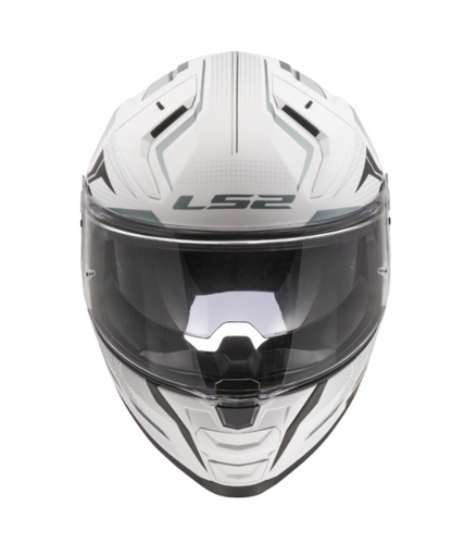 LS2 FF811 Vector II Alizer Helmet - White Silver