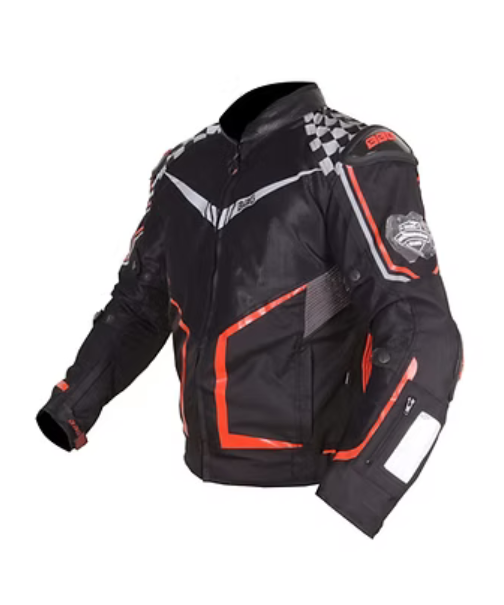 BBG Grand Prix Riding Jacket with Chest Guard - Red