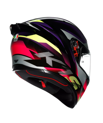 AGV K1 S Fastlap Helmet - Gloss Black Purple Pink