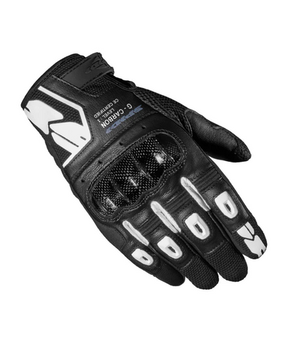 Spidi G Carbon Riding Gloves - White