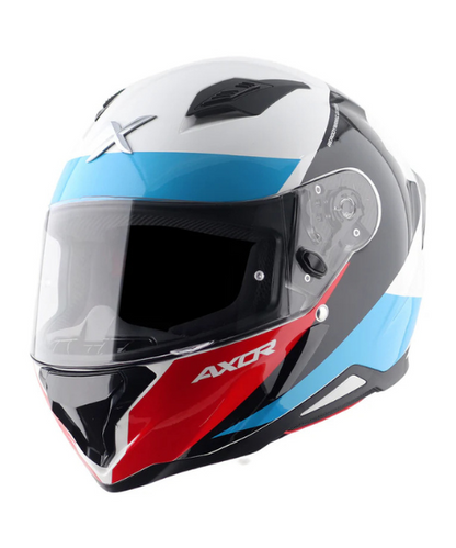 Axor Hunter Turbo Helmet - Gloss White Red