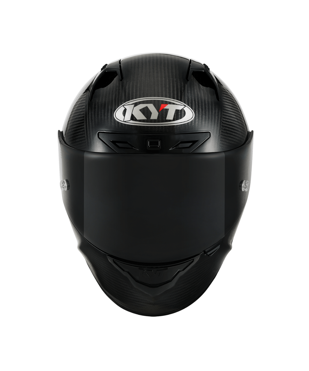 KYT NZ Race Solid Carbon Helmet  - Gloss Black