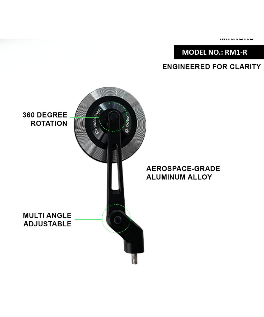 BOBO RM1 R Round Shape Rearview Mirror