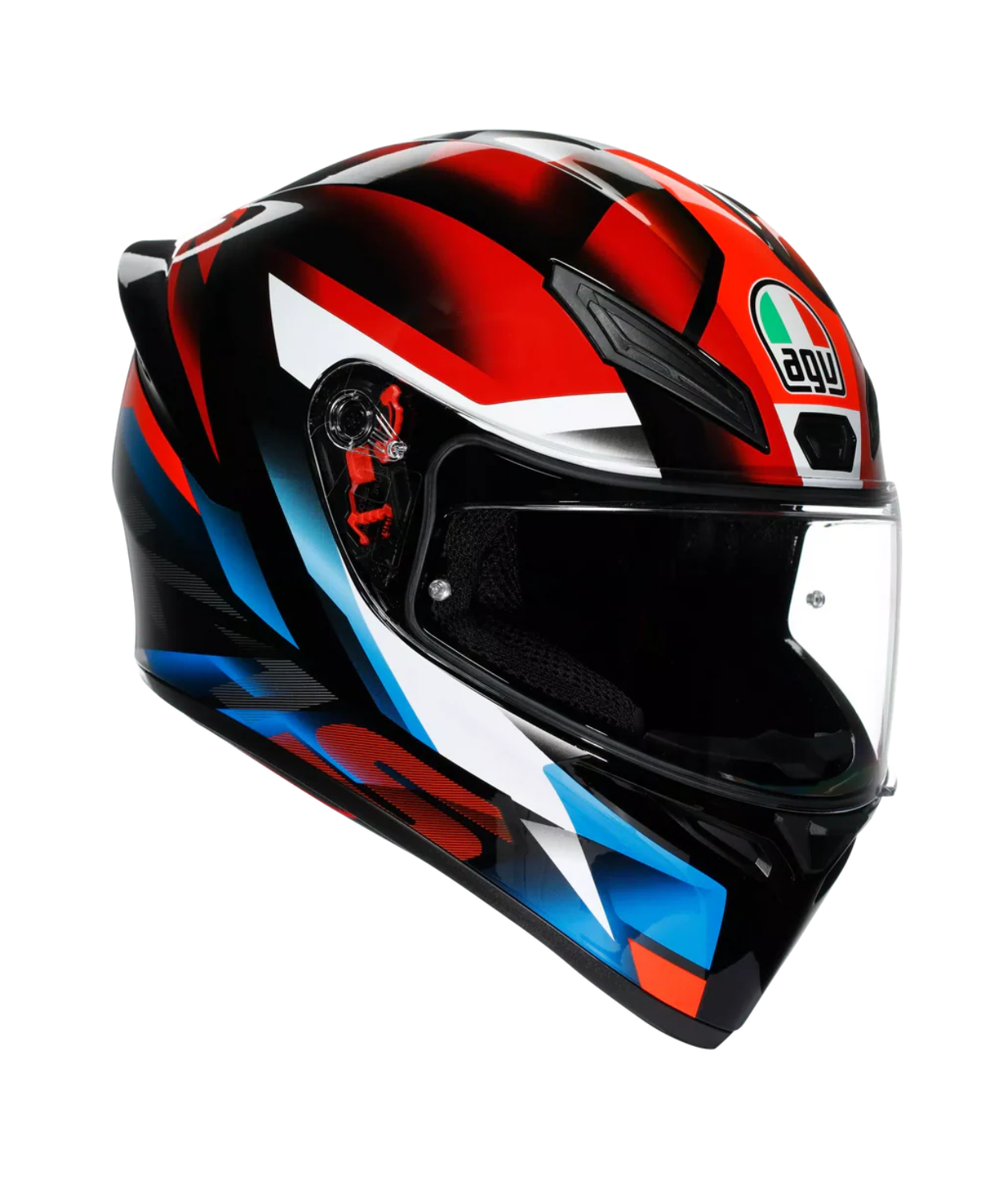 AGV K1 S Fastlap Helmet - Gloss Black Red Blue