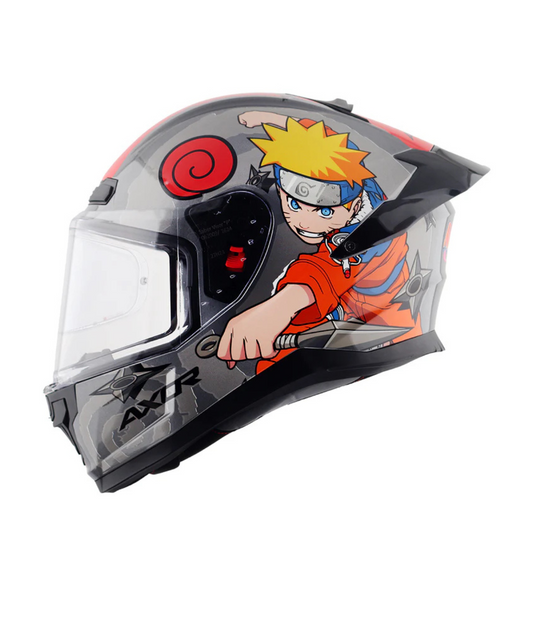 Axor Saber Naruto Helmet - Gloss Black Orange