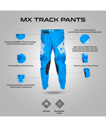 Acerbis MX Track Pants - Blue