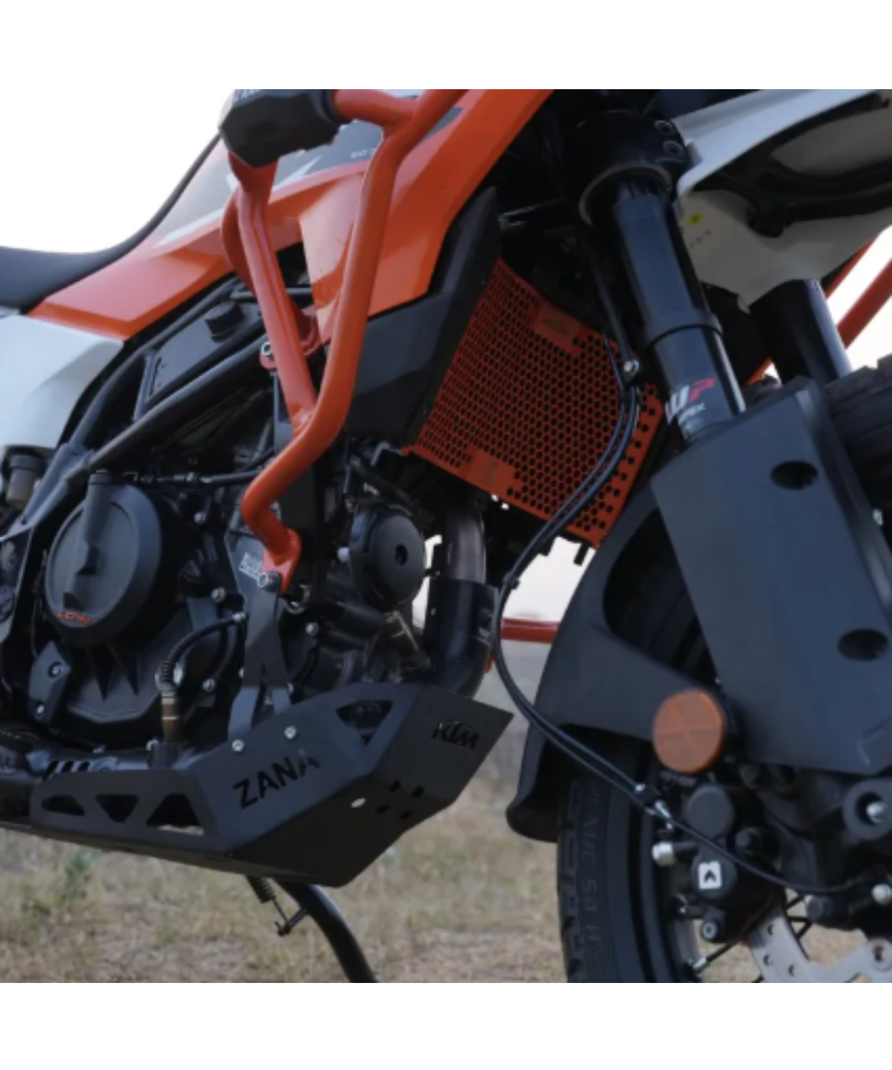 Zana SS 304 Bash Plate for KTM ADV 390 2025 - Black - ZI-8575