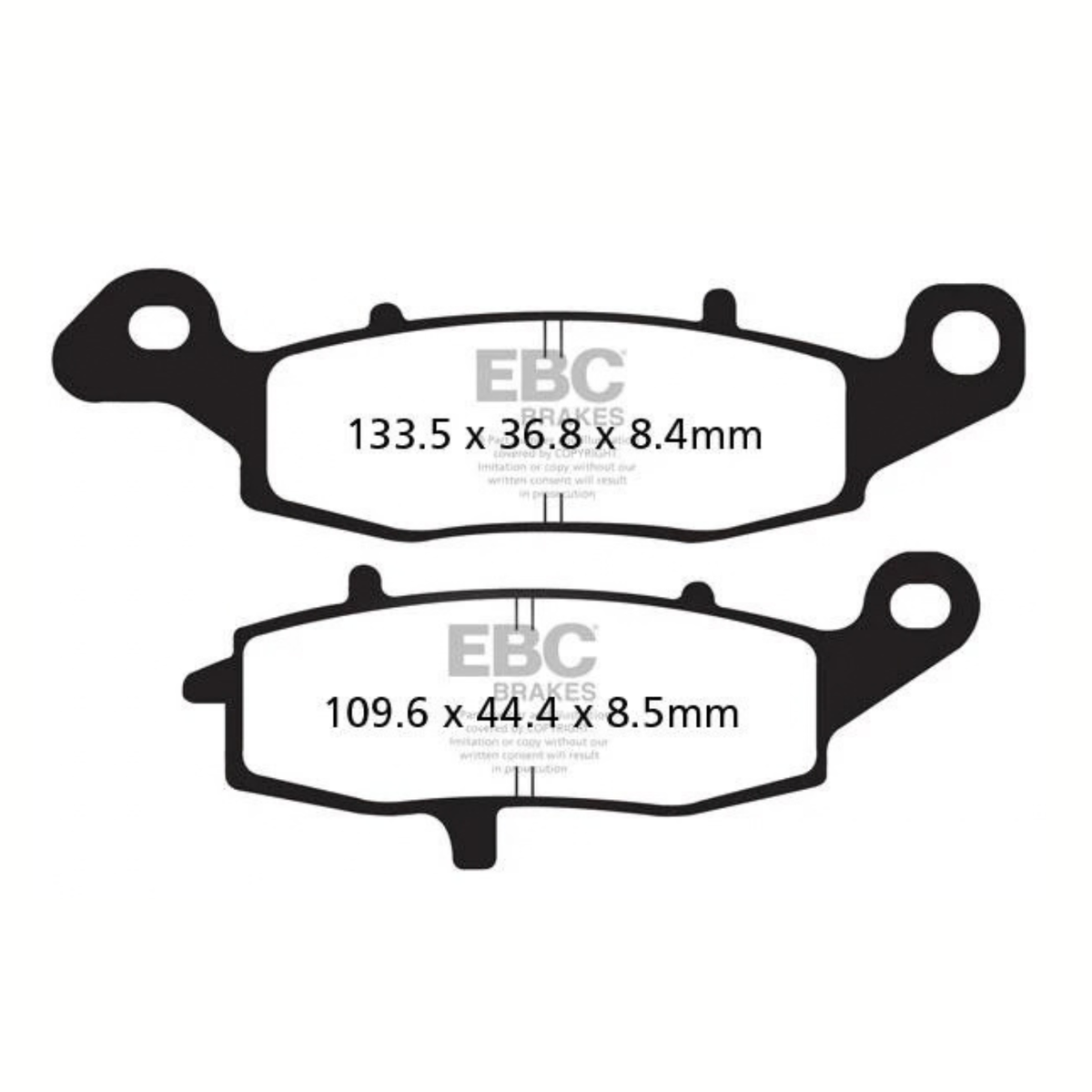 EBC Suzuki Intruder M1800 (2007-2018) Fully Sintered Brake Pads