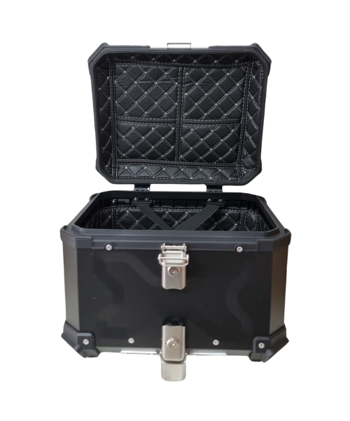 Asiatic ABS Top Box 45L with Backrest - Black