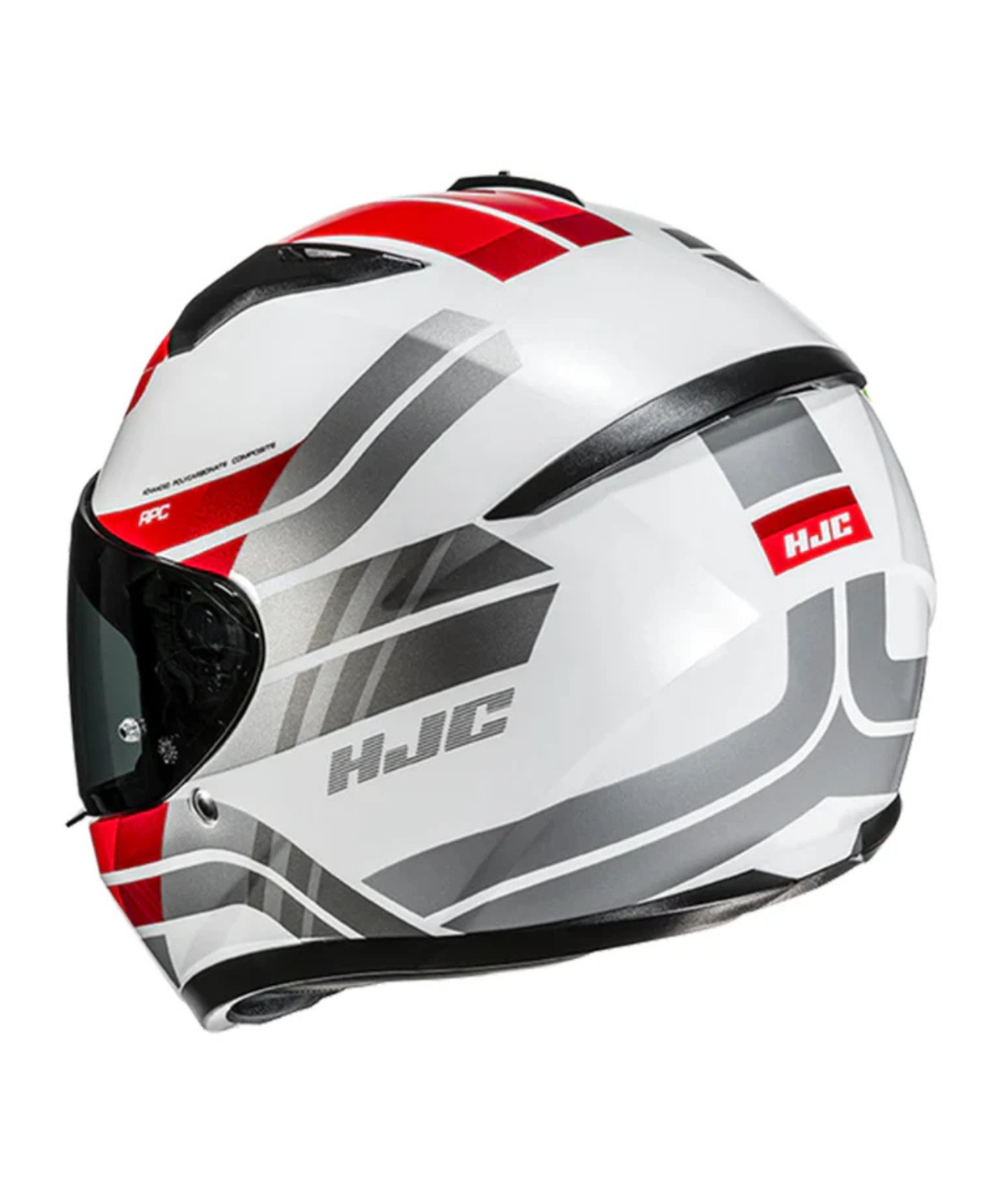 HJC C10 Hiper MC1 Helmet - White Red - HJC