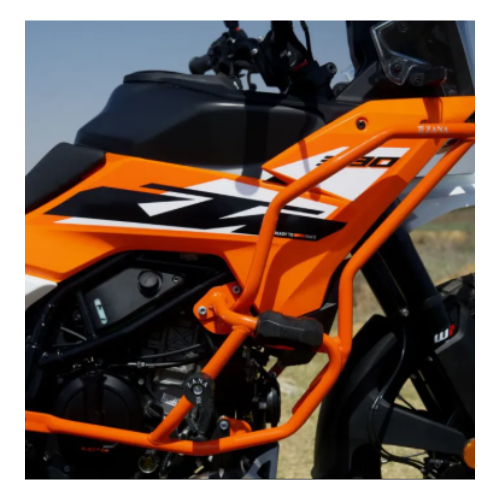 Zana KTM ADV 390 (2025) Upper & Lower Crash Guard Set - Orange - ZI-8558 / ZI-8556 - Zana