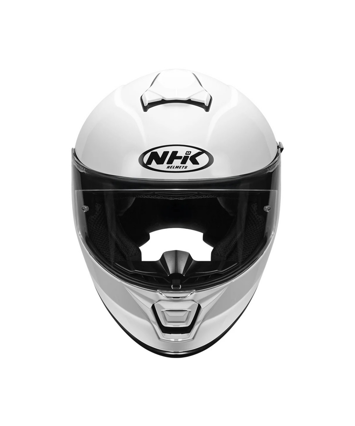 NHK K5R Solid Helmet - Gloss White - NHK