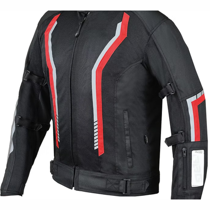 BBG Xplorer Riding Jacket with Liner - Red