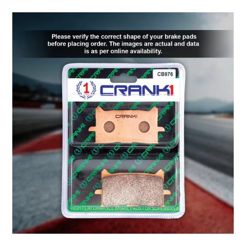 Crank1 Fully Sintered H2 Series Brake Pads for Honda NC750X