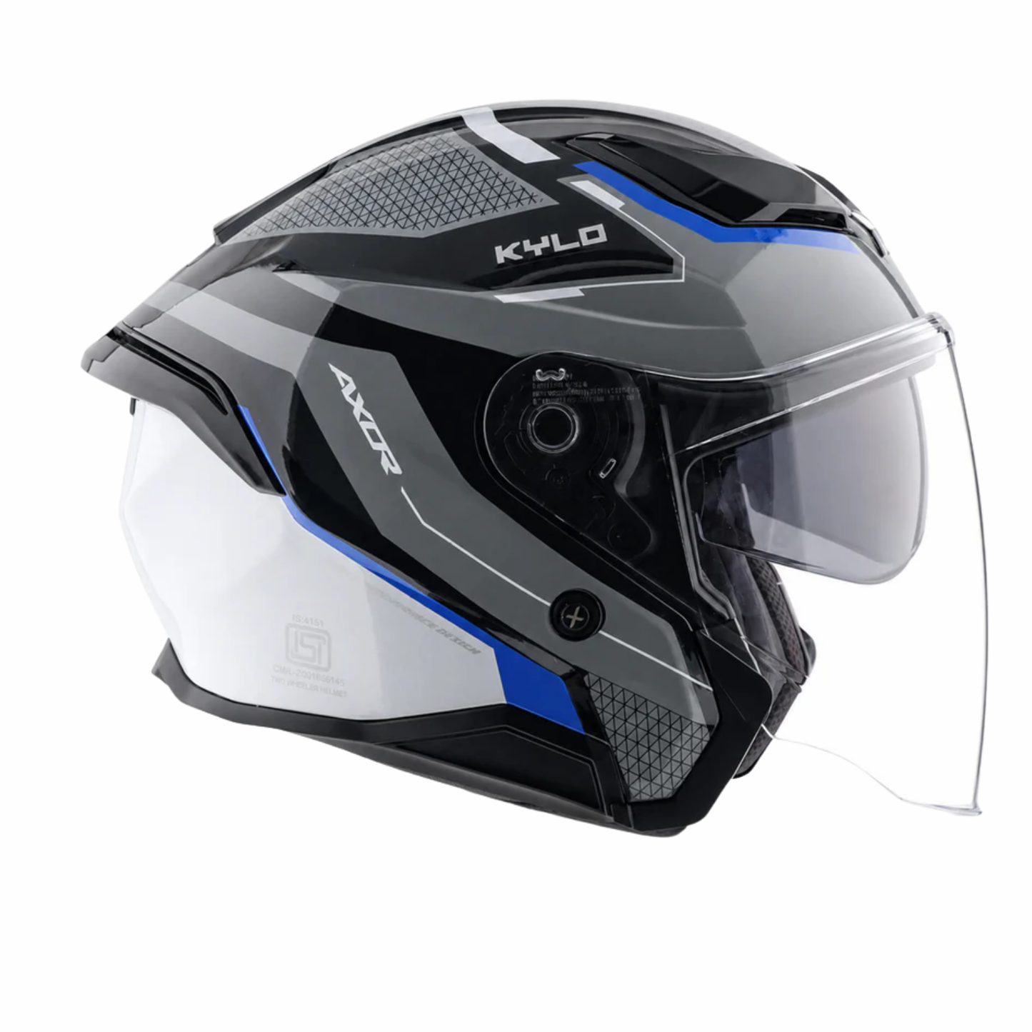 Axor Kylo Bliss Helmet - Gloss Grey Blue