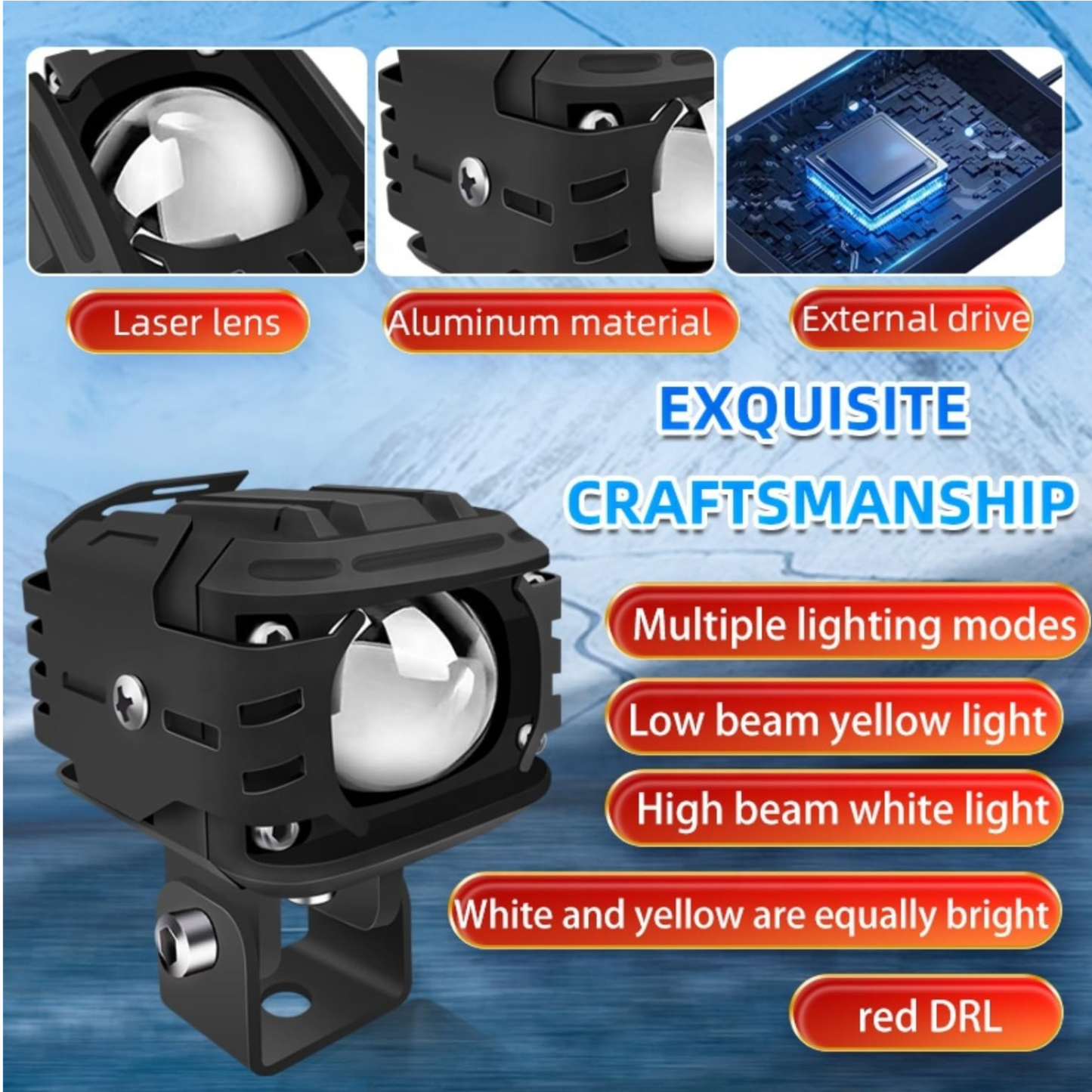 Yellowfin G7 LED Auxiliary Fog Light