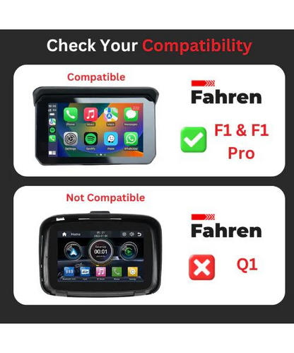 Fahren Motorcycle Screen Protector - Fahren F1 and F1 Pro