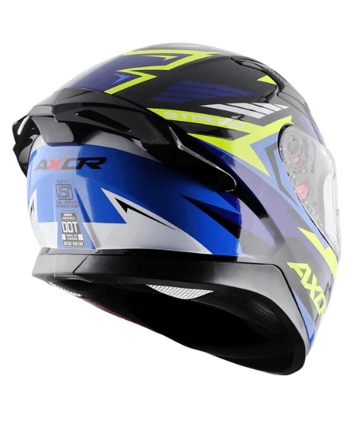 Axor Apex Streak Helmet - Gloss Black Blue