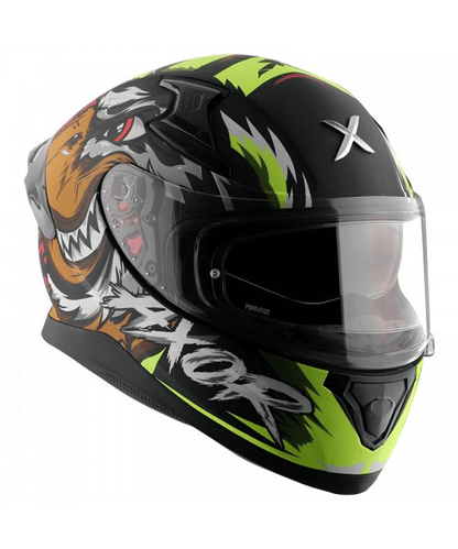 Axor Apex Falcon Helmet - Black Neon Yellow