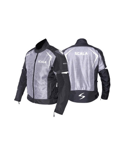 Scala Marvel V2 Riding Jacket - Black Grey