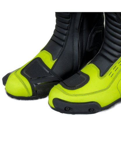 Tarmac Speed Riding Boots - Black Fluorescent