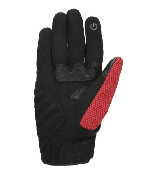 Royal Enfield Windstorm Riding Gloves - Black & Red