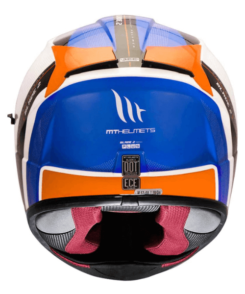 MT Blade 2SV Plus Helmet - Gloss Flour Orange