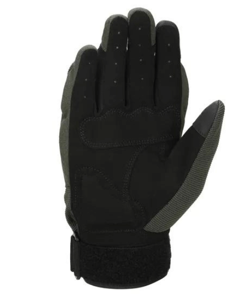 Royal Enfield Strident Riding Gloves - Black & Olive