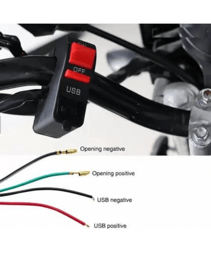 Aux Light switch with USB Charging